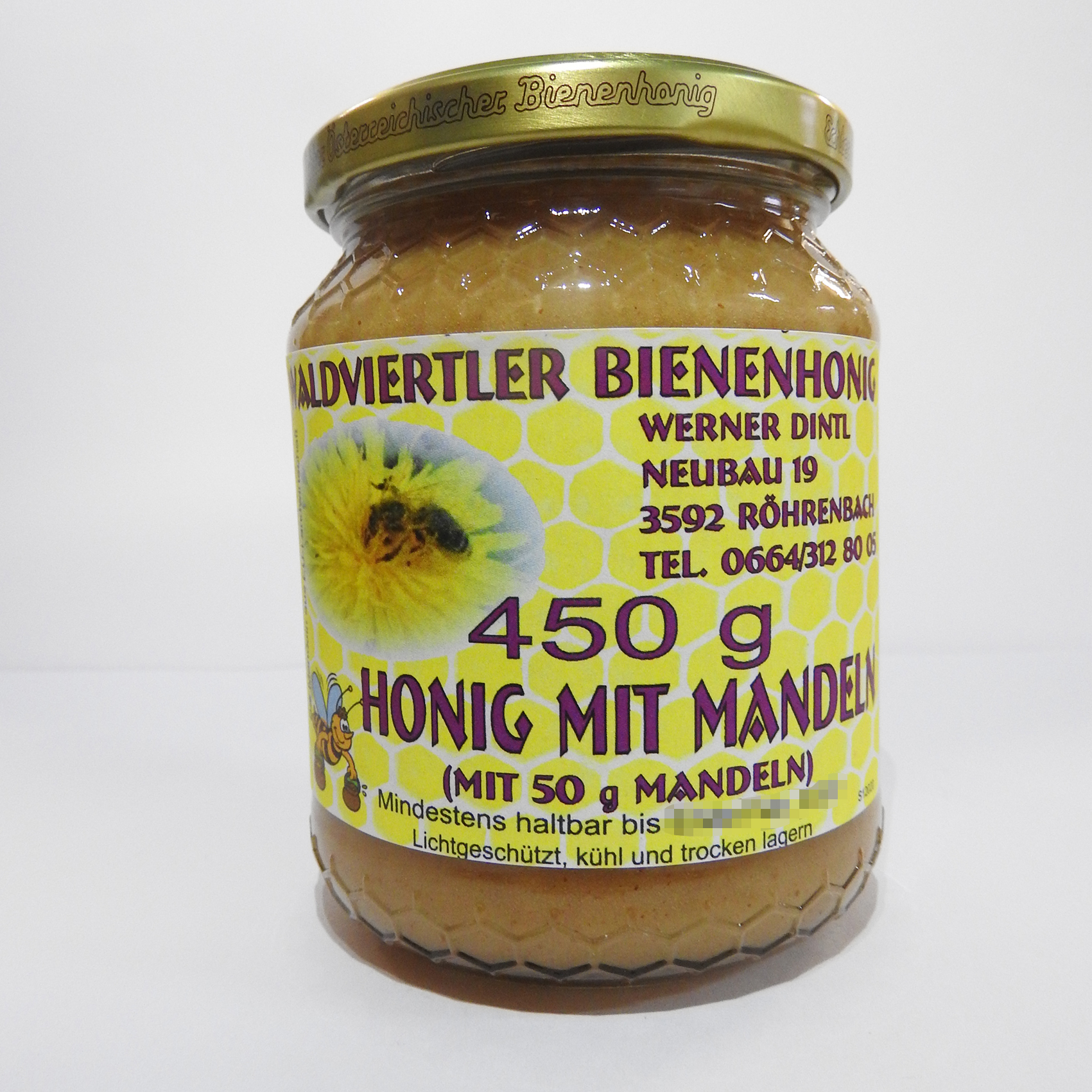 Honig mit Mandeln - Bio Imkerei Dintl