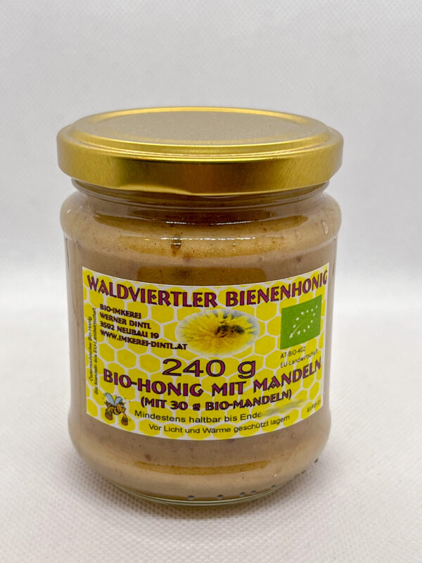 Bio-Honig mit Bio-Mandeln